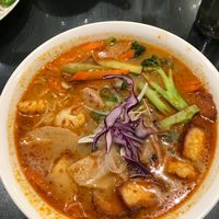 Curry soup at Tamarind Vietnamese Grill and Noodle House in Calgary