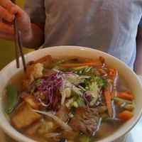 Pho Dac Biet. The mock meats are amazing! at Tamarind Vietnamese Grill and Noodle House in Calgary