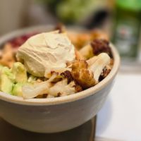 My favourite dish: cauliflower bowl, with plenty of creamy hummus.  at studio shawarma in Grad Beograd