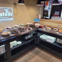 Salad bar at Yummy Buffet in Uusimaa