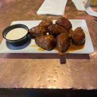 Hot vegan wings  #Veganuary at The Wherehouse in Newburgh