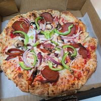 Small Vegan Deluxe at Hellcrust - Lonsdale Quay Market in North Vancouver