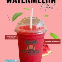 Watermelon + Mint is the perfect refreshing combo—naturally sweet, ultra-hydrating, and finished with a cool mint touch. Made fresh with 100% real fruit, with no added sugar or additives.
 at Itacaré Vibes in Bahia