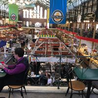 The Market from seating area at Three Carrots - City Market in Indianapolis