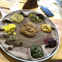 Mixed veg combo -the BEST COMBO for two people   at Queen Sheba Habesha Ethiopian Restaurant in Nairobi County