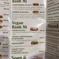Vegetarian is made vegan if you hold the mayo.  Six sandwiches to choose from !  at Ba Le Sandwiches in Rockville