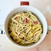 Thai mango salad  at Toshi in Dubai