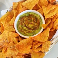 Guacamole Volcano Nachos at Francoville Boulangerie in Pandaan