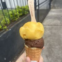 Maracujá e chocolate  at walnuts sorvete in Sao Paulo