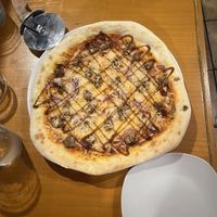Pizza barbacoa beyond  at Pizzeria Ruka in Aragón