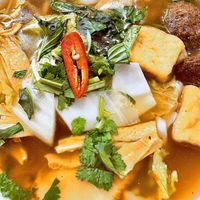 Vegan Phở  at Anzzie Veggie Vegetarian Restaurant in Campsie