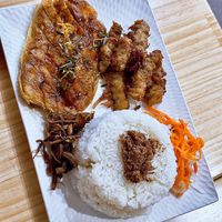 Mixed Sticky Rice Platter  at Anzzie Veggie Vegetarian Restaurant in Campsie