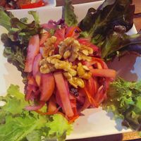 Apple walnut salad at Amrita Garden in Chiang Mai