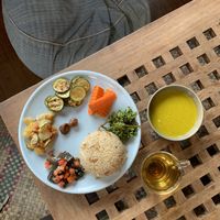 Macrobiotic lunch  at Amrita Garden in Chiang Mai