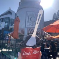 Kids Vegan chocolate salted Oreo ice cream   at Little Man Ice Cream in Denver