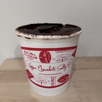 Vegan chocolate salted Oreo  #Veganuary at Little Man Ice Cream in Denver