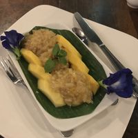 Mango sticky rice @ Indigo Café, Luang Prabang at Indigo Cafe in Luang Prabang
