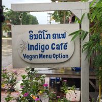 tempted by the advertising  at Indigo Cafe in Luang Prabang
