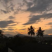 Rooftop view  at Indigo Cafe in Luang Prabang