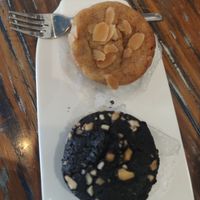 Vegan banana and cacao brownies at Indigo Cafe in Luang Prabang