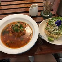 Vegan Khao Soi at Indigo Cafe in Luang Prabang