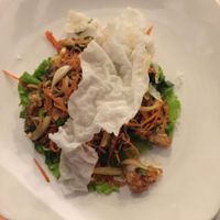 vegan salad at Indigo Cafe in Luang Prabang