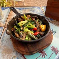 Seasonal vegetables at Olive Bar & Kitchen in Anjuna