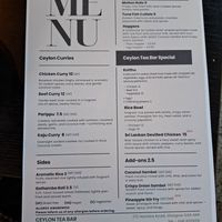  at Ceylon Tea Bar in Glasgow