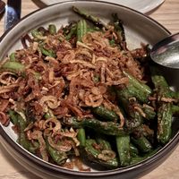 Sautéed green beans   at Sap Sua in Denver