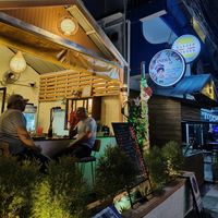 Exterior seating at India At Chiang Rai Restaurant in Chiang Rai