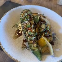 Zuccini with Tofu  at Restoran Slavonska kuća Vinkomir in Kutjevo