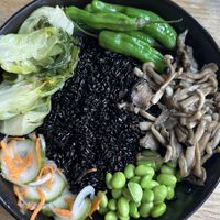 Forbidden Rice Bowl  at Hill Country Herb Garden Restaurant in Fredericksburg