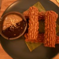 churros with Chocolate sauce   at Jajaja Mexicana in Miami