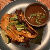 How the birria came out first   at Jajaja Mexicana in Miami