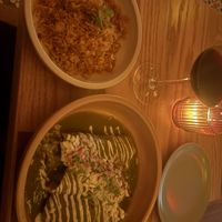 Enchiladas verdes were tastyy  at Jajaja Mexicana in Miami