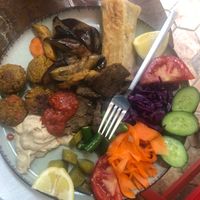 And beautiful food:))) at Vegan Community Kitchen in Istanbul