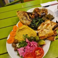 $20 USD for yesterdays veg - 'meze' apparently - dreadful at Vegan Community Kitchen in Istanbul