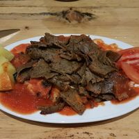 vegan kebab plate. So delicious and filling!!! at Vegan Community Kitchen in Istanbul