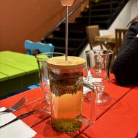 Fennel tea  at Vegan Community Kitchen in Istanbul