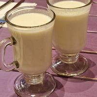 The cashew ayran at Vegan Community Kitchen in Istanbul