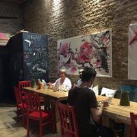 Interior at Vegan Community Kitchen in Istanbul