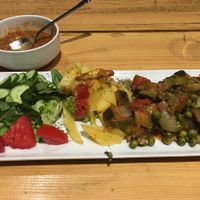 Aubergine at Vegan Community Kitchen in Istanbul