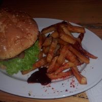 began burger at Vegan Community Kitchen in Istanbul
