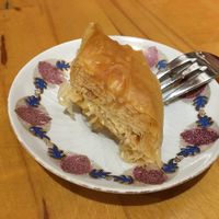 Vegan baklava at Vegan Community Kitchen in Istanbul