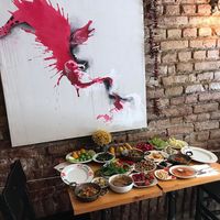 Everything was scrumptious!! at Vegan Community Kitchen in Istanbul