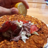 You should put lemon juice on your lahmacun at Vegan Community Kitchen in Istanbul