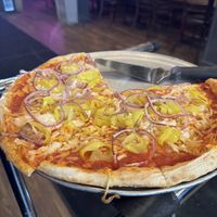 Medium Vegan cheese with banana peppers and onions   at Pizza Works - Ballston Spa in Ballston Spa