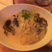 vegan ramen  at Kushi Kushi Yaki | Ramen & Yakitori Izakaya in New York City