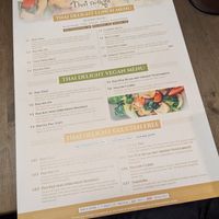 Vegan and allergy menus at Thai Delight Bistro in Wilsonville