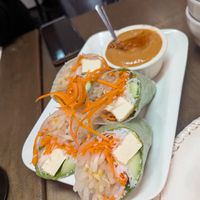 Tofu spring rolls at Thai Delight Bistro in Wilsonville